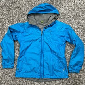 Women’s Blue Koppen Rain Jacket Size L